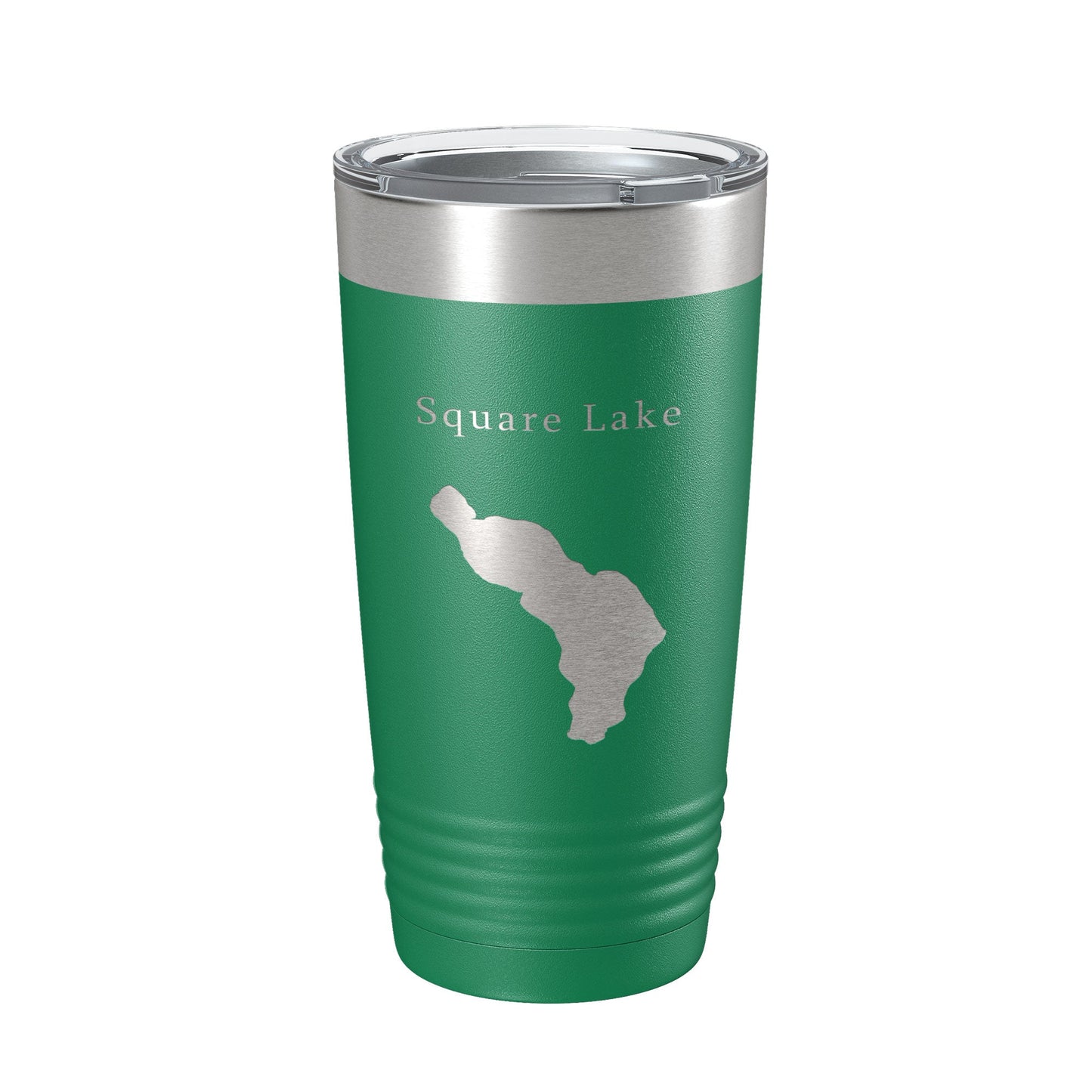 Square Lake Map Tumbler Travel Mug Insulated Laser Engraved Coffee Cup Maine 20 oz-9