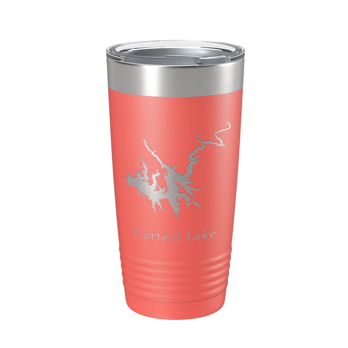 Carters Lake Map Tumbler Travel Mug Insulated Laser Engraved Coffee Cup Georgia 20 oz-20
