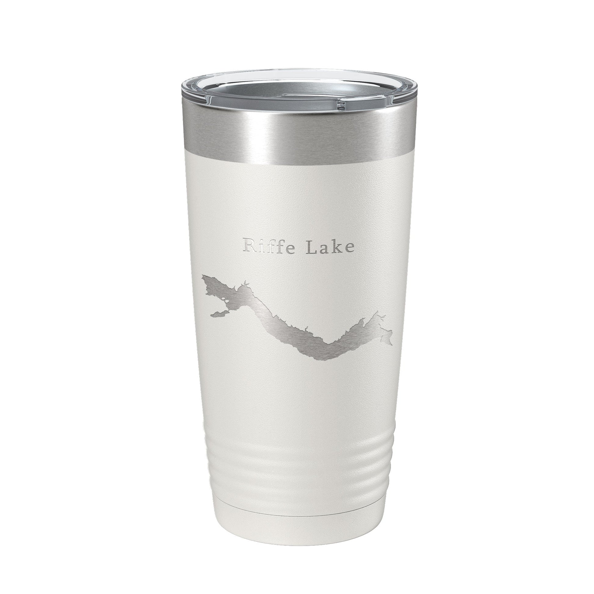 Riffe Lake Map Tumbler Travel Mug Insulated Laser Engraved Coffee Cup Washington 20 oz-1