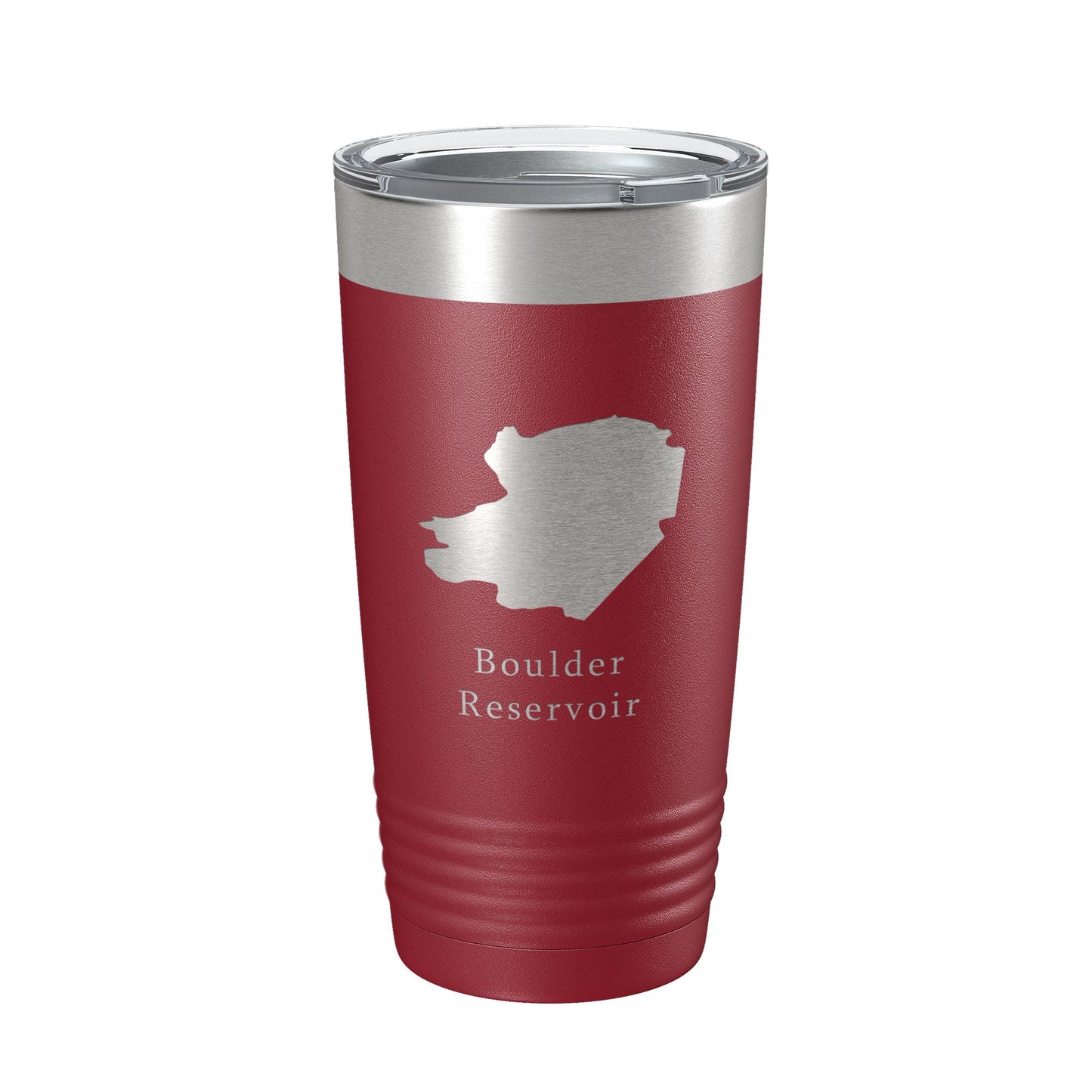 Boulder Reservoir Tumbler Lake Map Travel Mug Insulated Laser Engraved Coffee Cup Colorado 20 oz-18