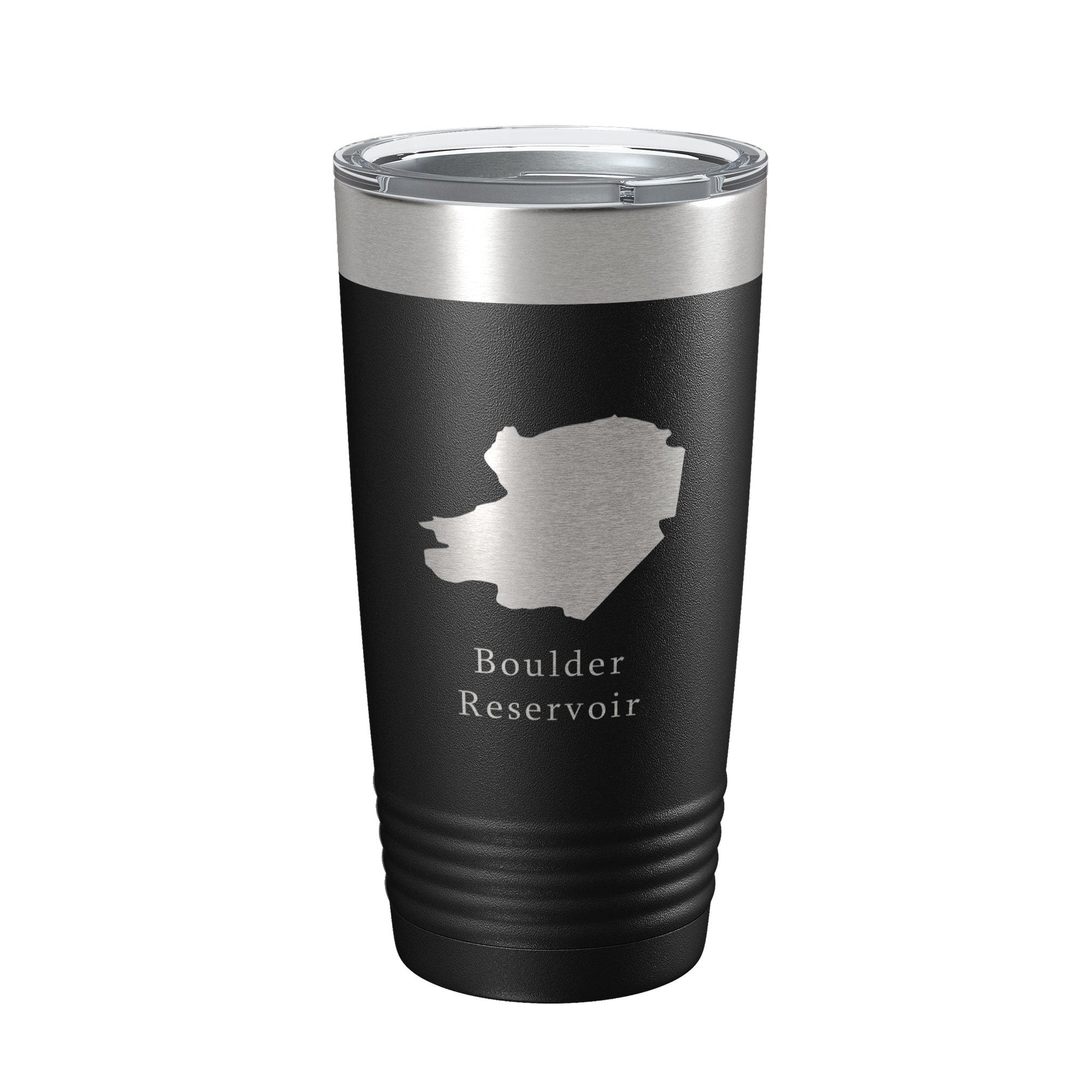 Boulder Reservoir Tumbler Lake Map Travel Mug Insulated Laser Engraved Coffee Cup Colorado 20 oz-5