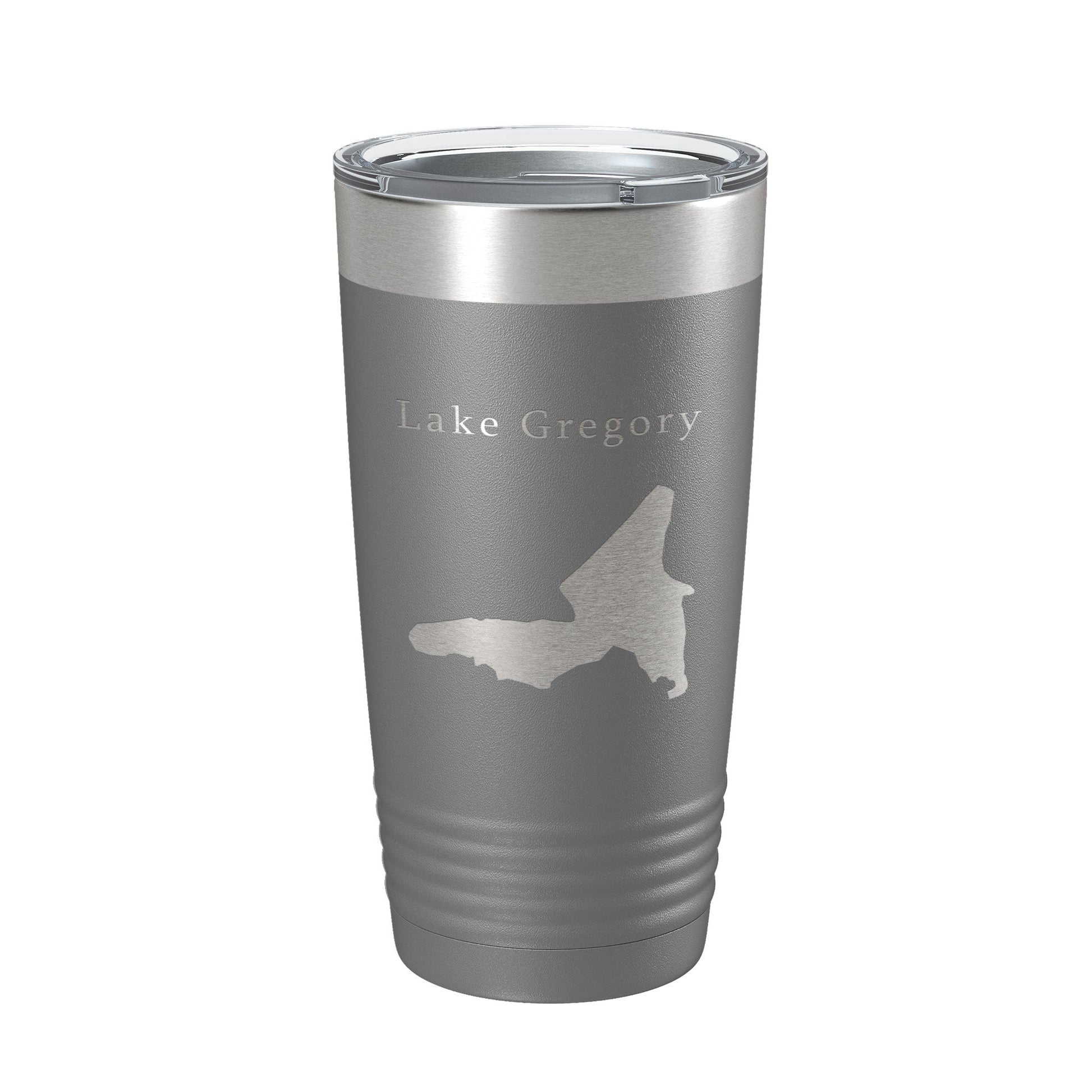 Lake Gregory Map Tumbler Travel Mug Insulated Laser Engraved Coffee Cup California 20 oz-16