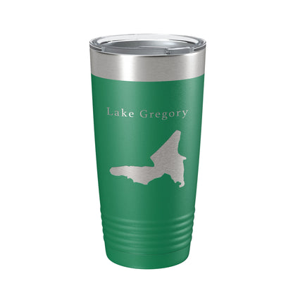 Lake Gregory Map Tumbler Travel Mug Insulated Laser Engraved Coffee Cup California 20 oz-9