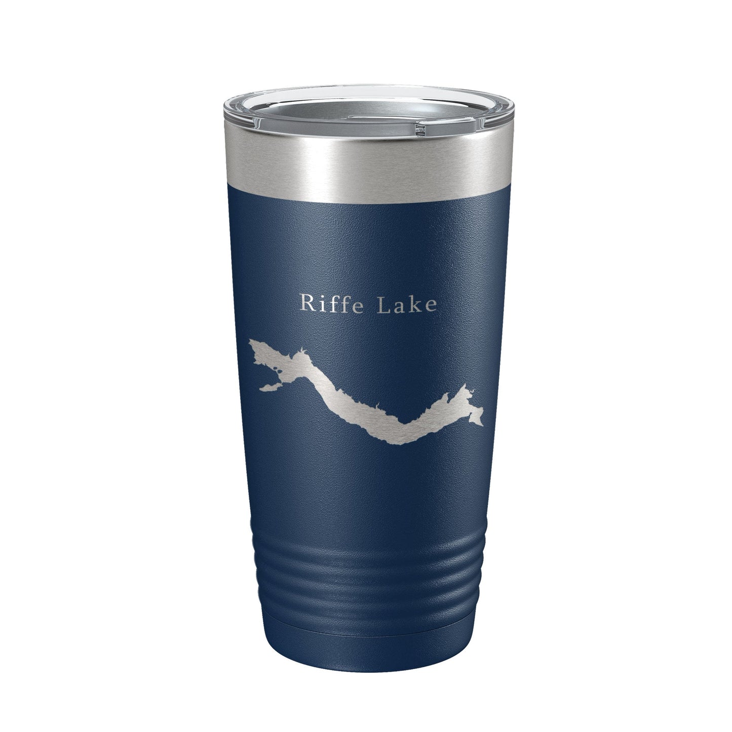 Riffe Lake Map Tumbler Travel Mug Insulated Laser Engraved Coffee Cup Washington 20 oz-2