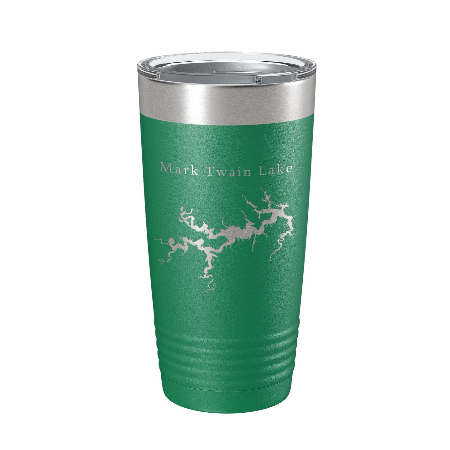 Mark Twain Lake Map Tumbler Travel Mug Insulated Laser Engraved Coffee Cup Missouri 20 oz-9