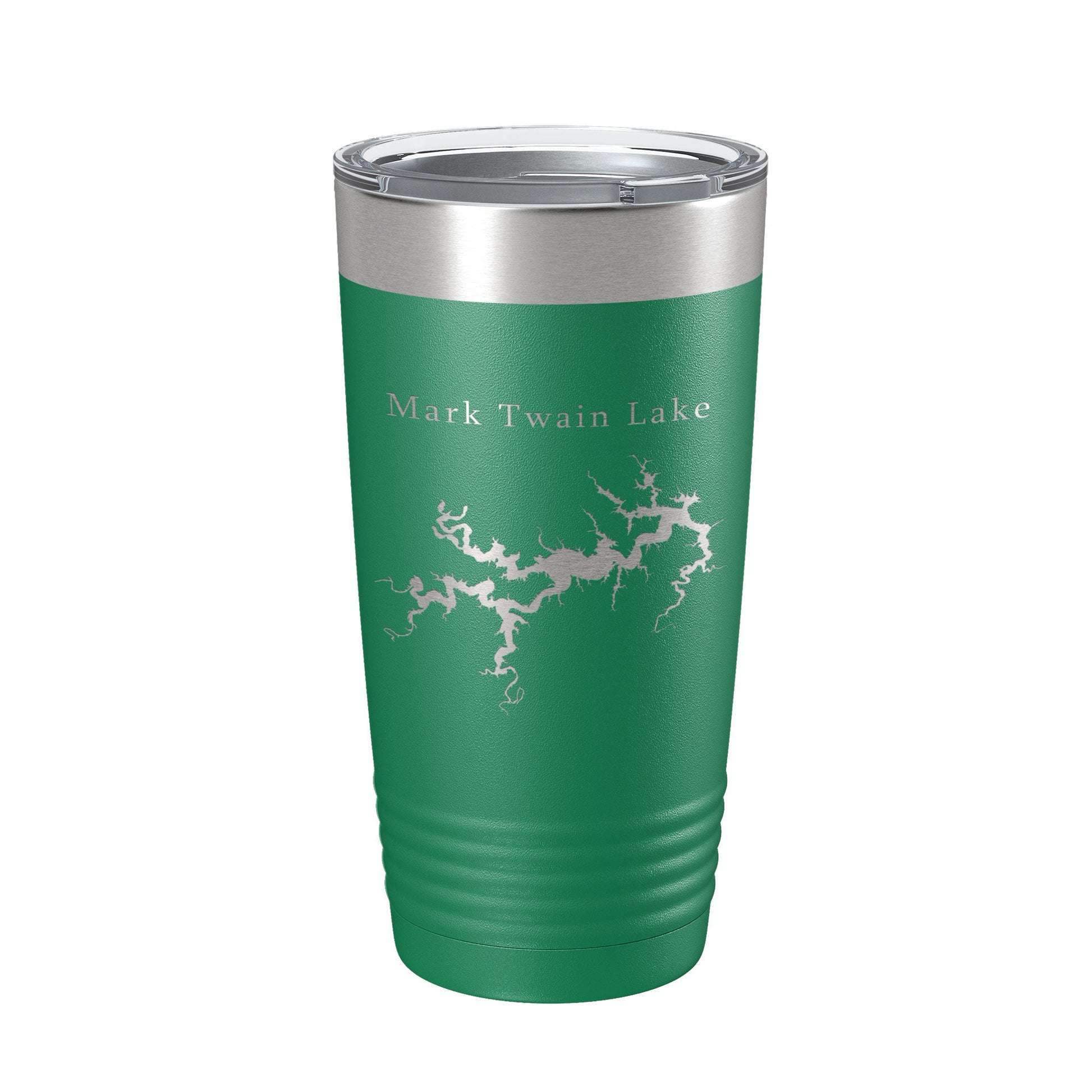 Mark Twain Lake Map Tumbler Travel Mug Insulated Laser Engraved Coffee Cup Missouri 20 oz-9