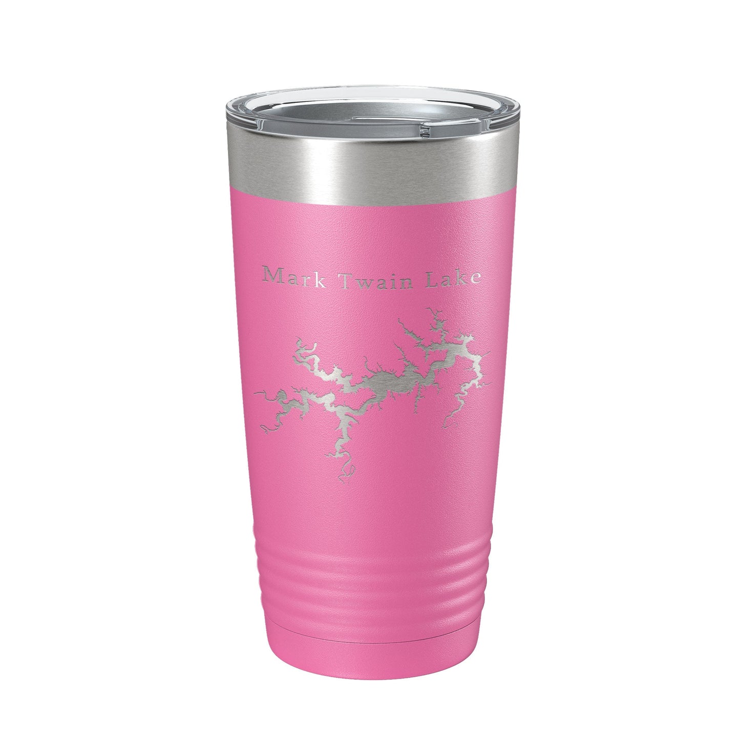 Mark Twain Lake Map Tumbler Travel Mug Insulated Laser Engraved Coffee Cup Missouri 20 oz-11