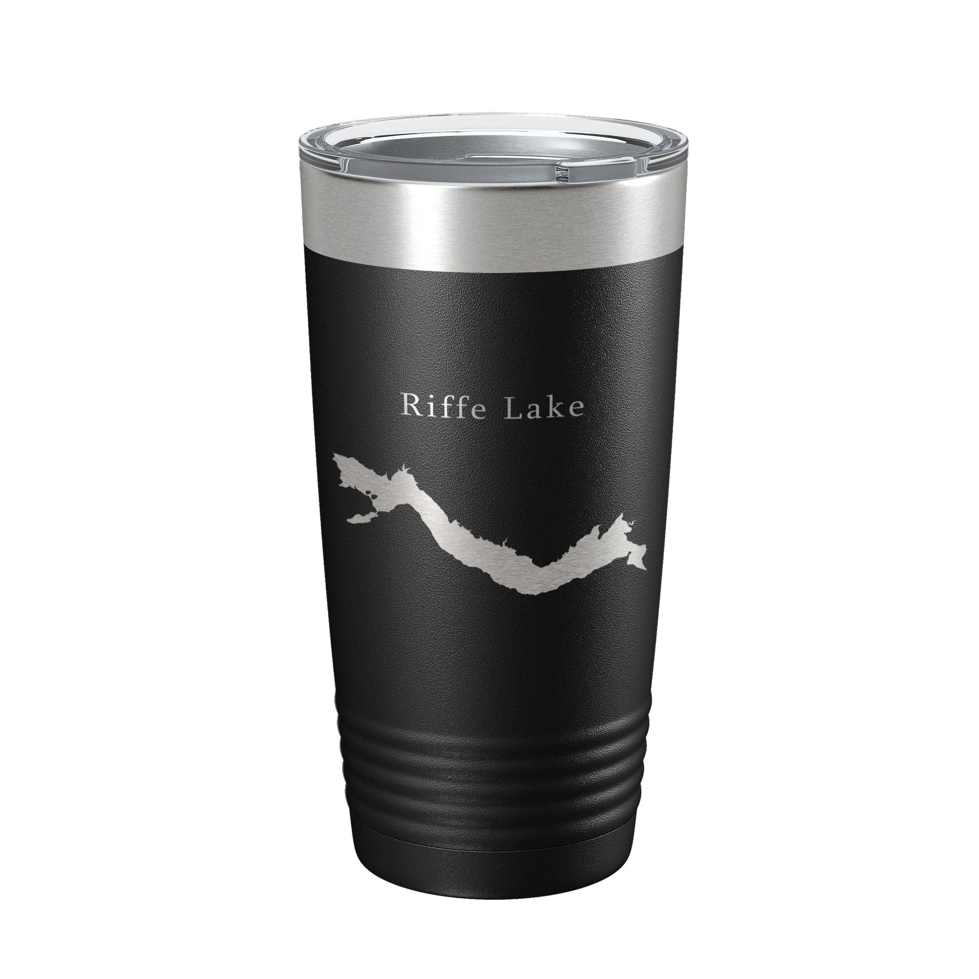 Riffe Lake Map Tumbler Travel Mug Insulated Laser Engraved Coffee Cup Washington 20 oz-0