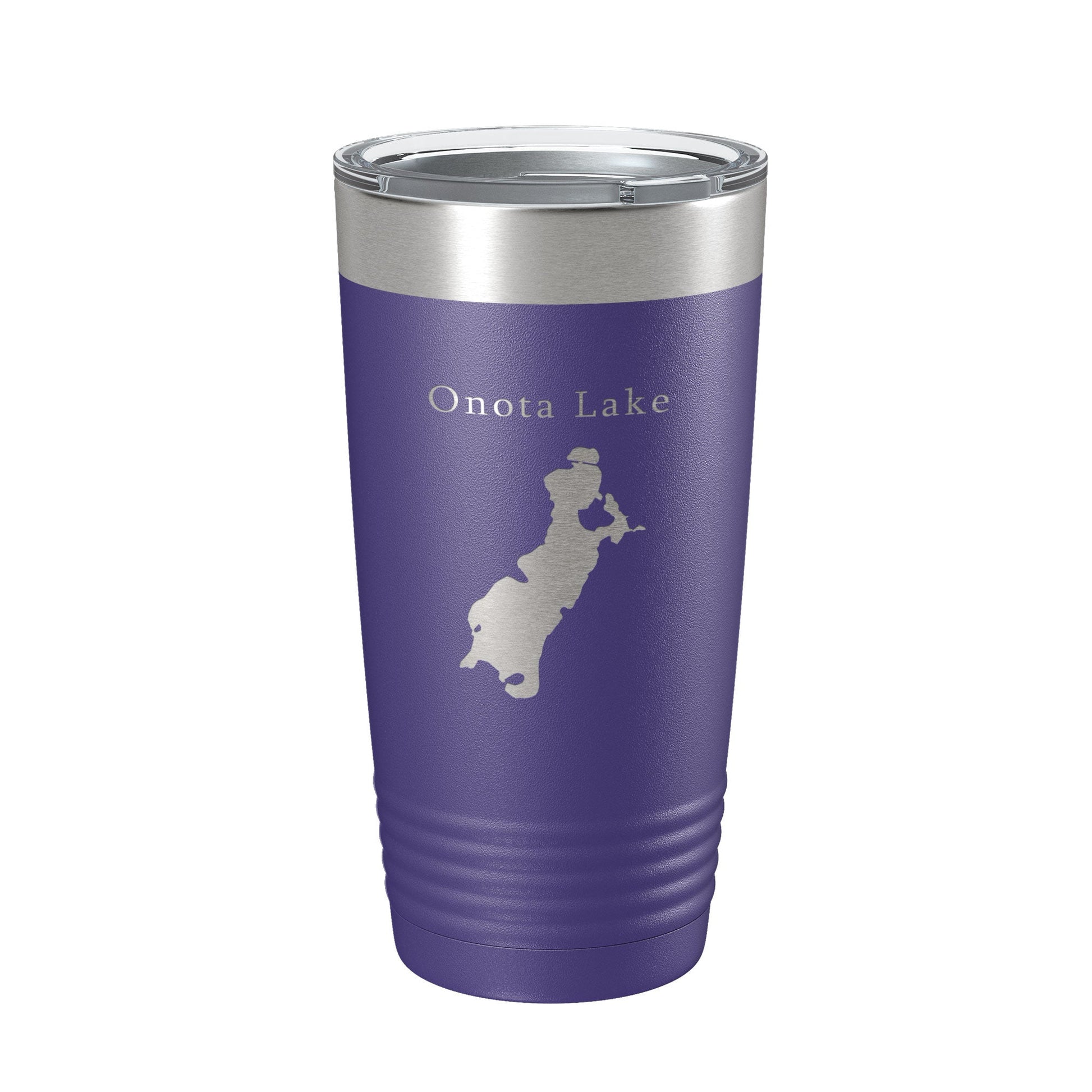 Onota Lake Map Tumbler Travel Mug Insulated Laser Engraved Coffee Cup Massachusetts 20 oz-15