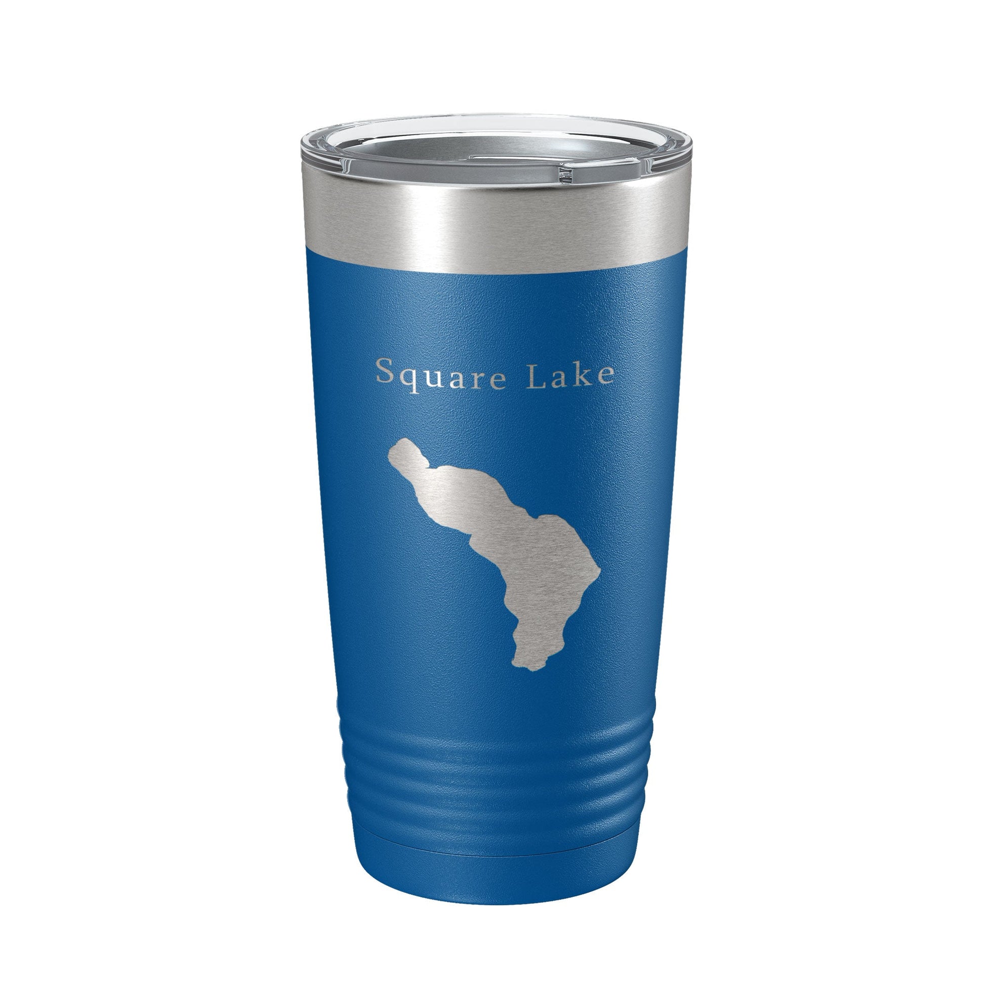 Square Lake Map Tumbler Travel Mug Insulated Laser Engraved Coffee Cup Maine 20 oz-6