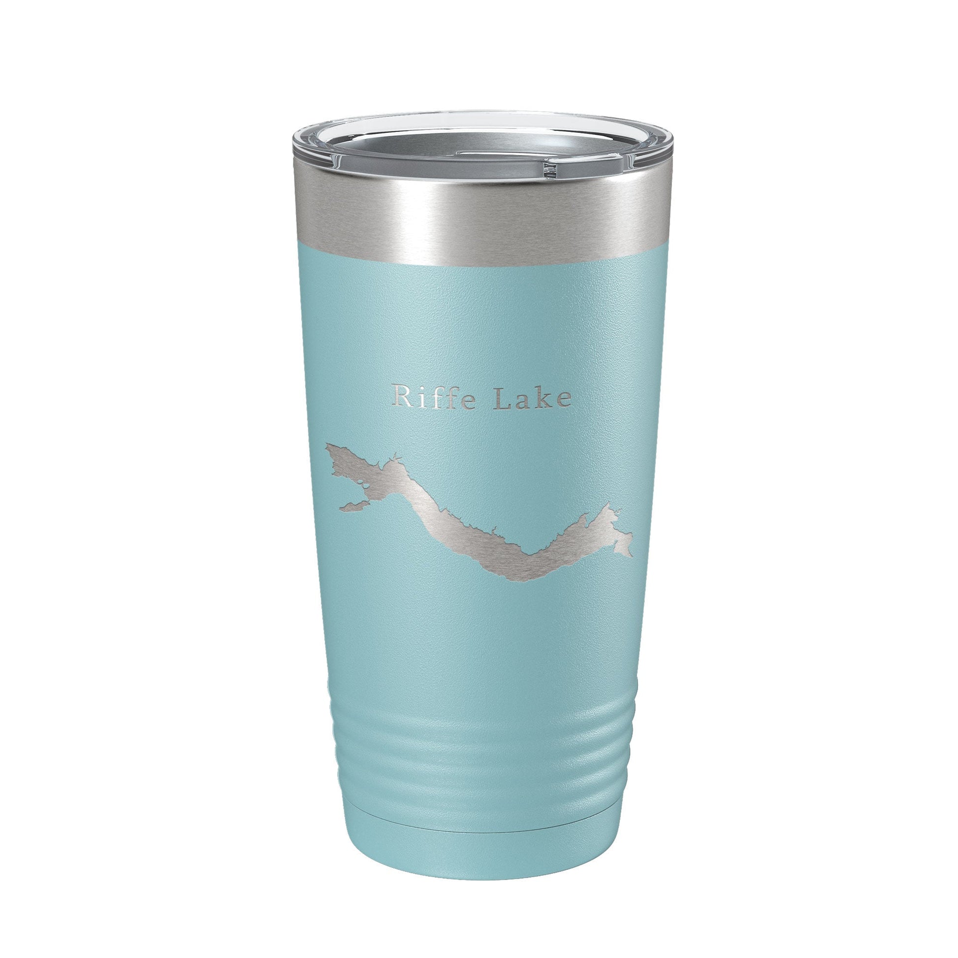 Riffe Lake Map Tumbler Travel Mug Insulated Laser Engraved Coffee Cup Washington 20 oz-13