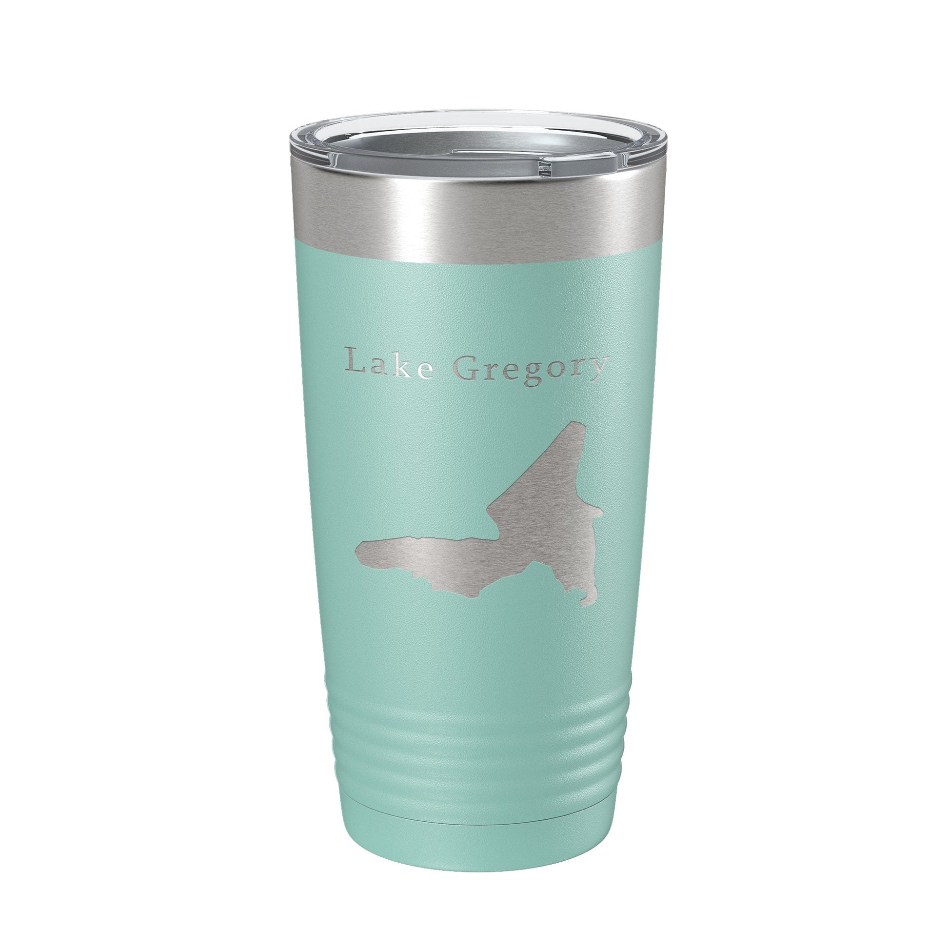 Lake Gregory Map Tumbler Travel Mug Insulated Laser Engraved Coffee Cup California 20 oz-12