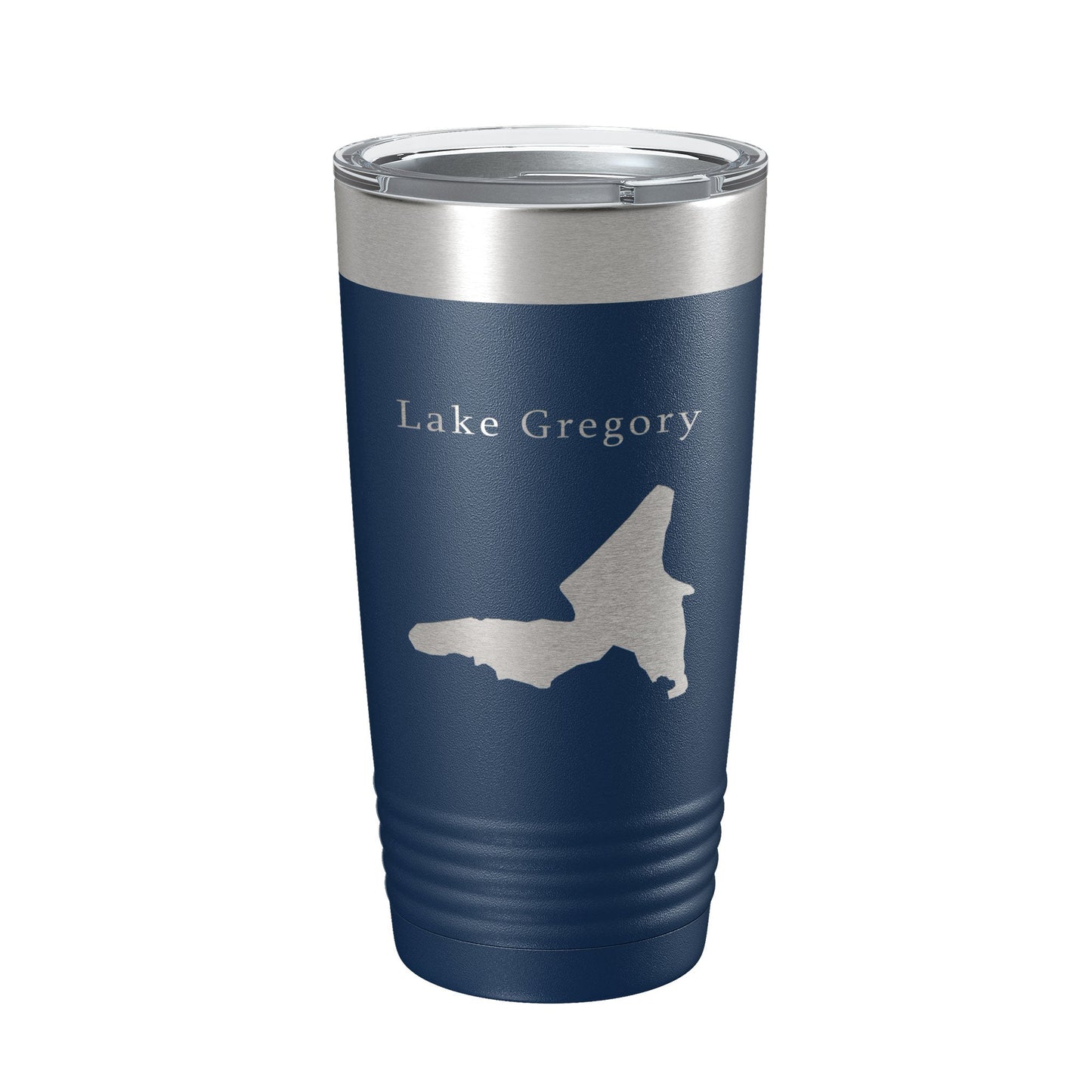 Lake Gregory Map Tumbler Travel Mug Insulated Laser Engraved Coffee Cup California 20 oz-2