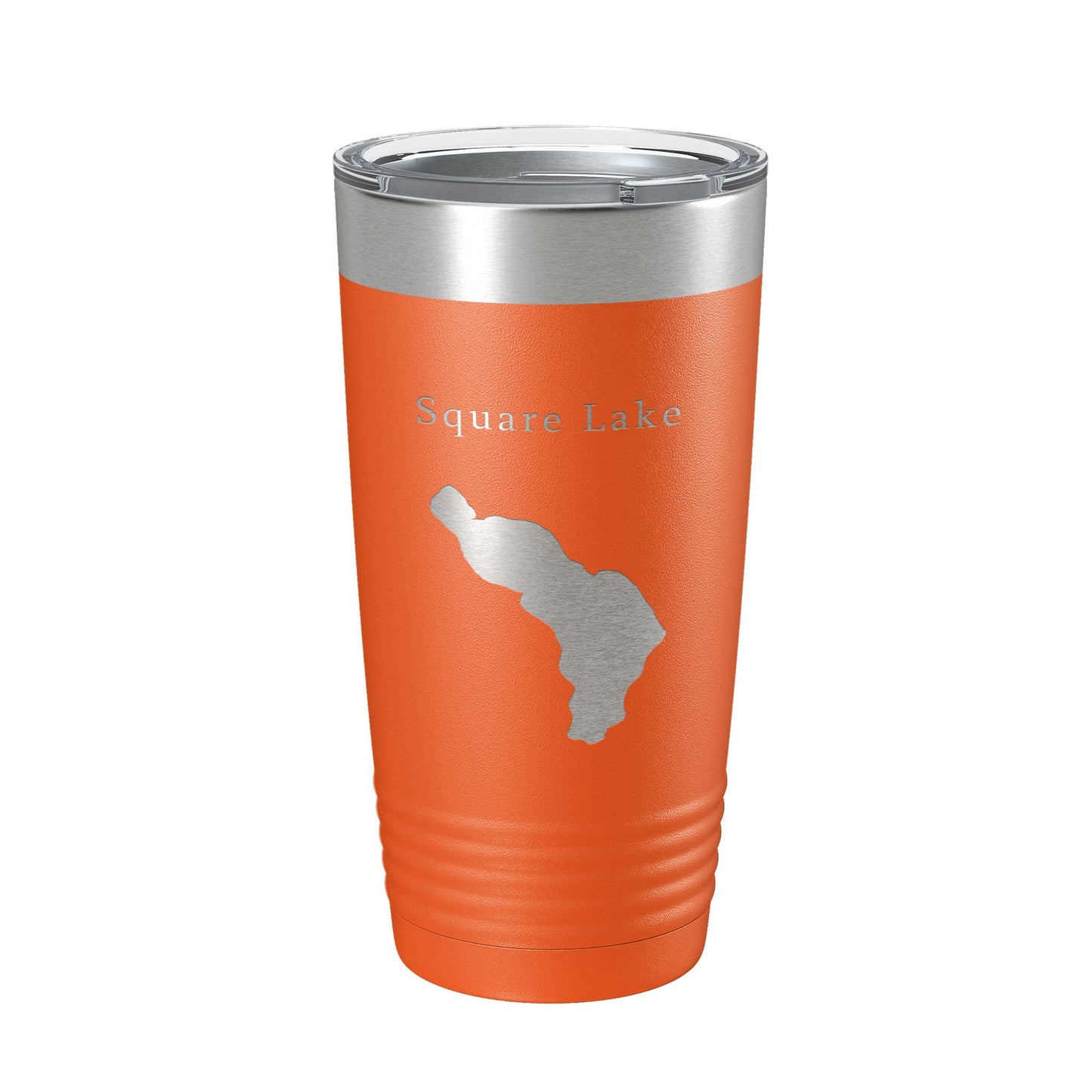 Square Lake Map Tumbler Travel Mug Insulated Laser Engraved Coffee Cup Maine 20 oz-17