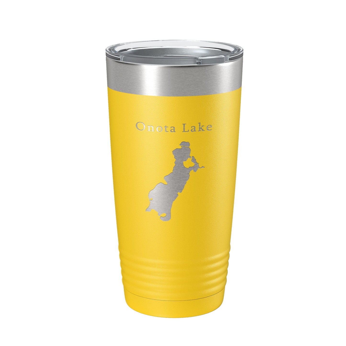 Onota Lake Map Tumbler Travel Mug Insulated Laser Engraved Coffee Cup Massachusetts 20 oz-4