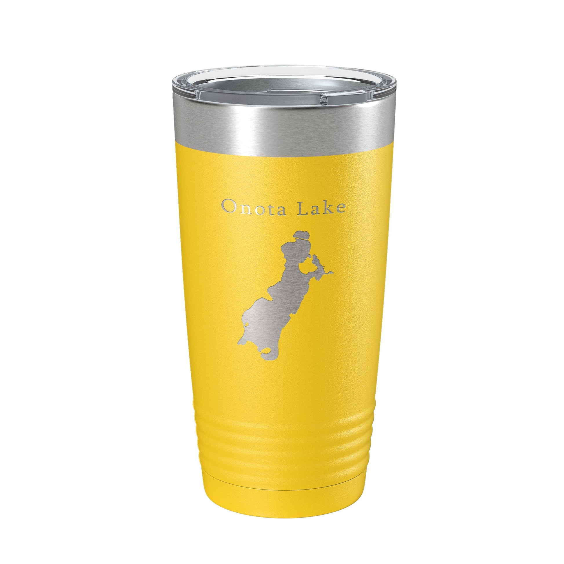 Onota Lake Map Tumbler Travel Mug Insulated Laser Engraved Coffee Cup Massachusetts 20 oz-19