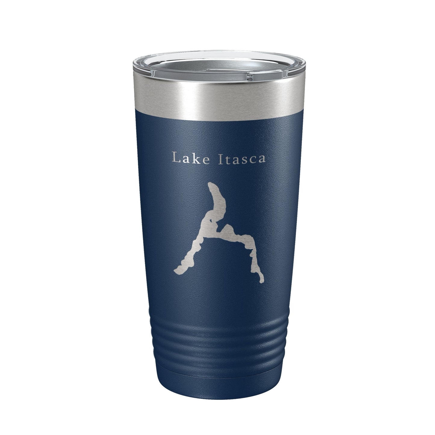 Lake Itasca Map Tumbler Travel Mug Insulated Laser Engraved Coffee Cup Minnesota 20 oz-2