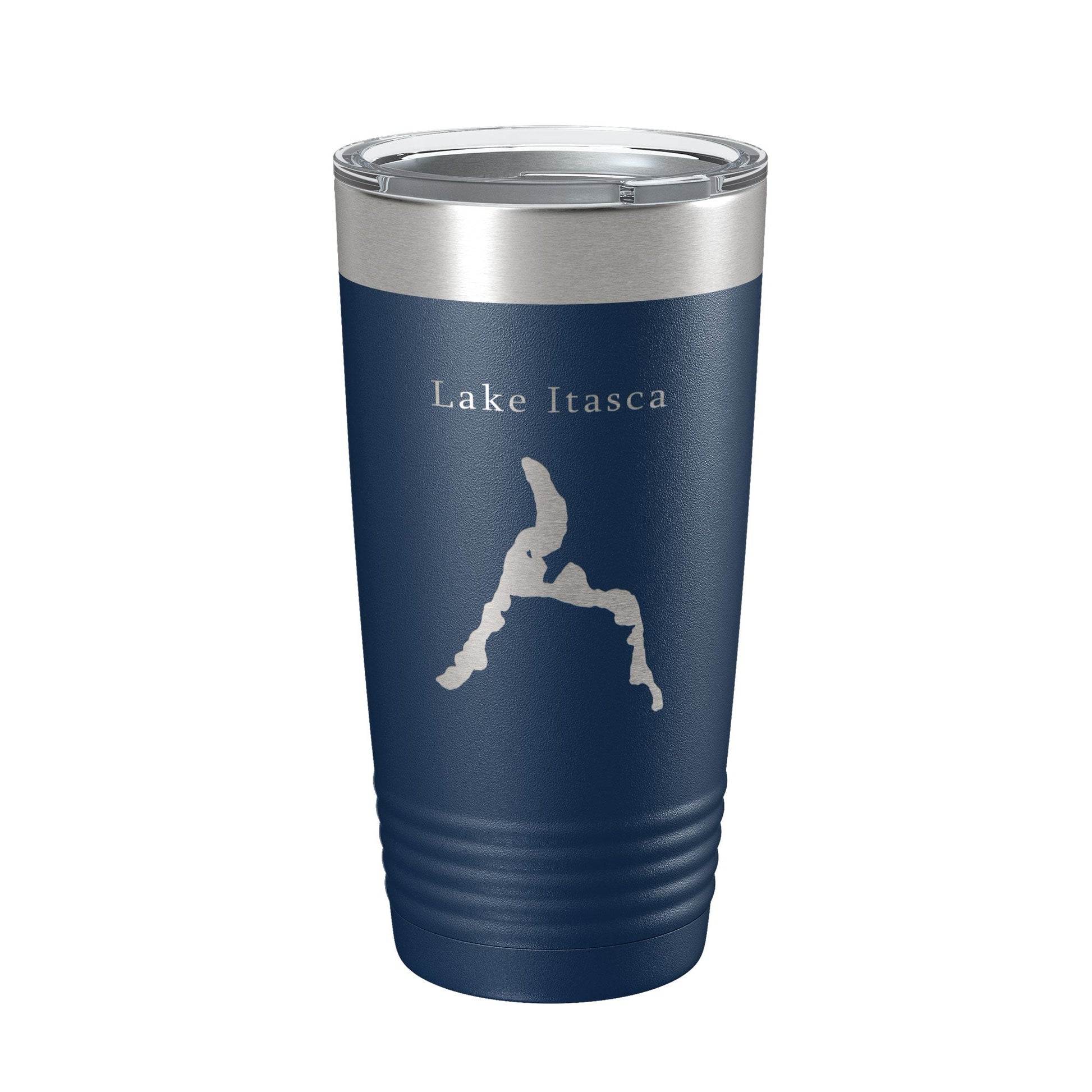 Lake Itasca Map Tumbler Travel Mug Insulated Laser Engraved Coffee Cup Minnesota 20 oz-8