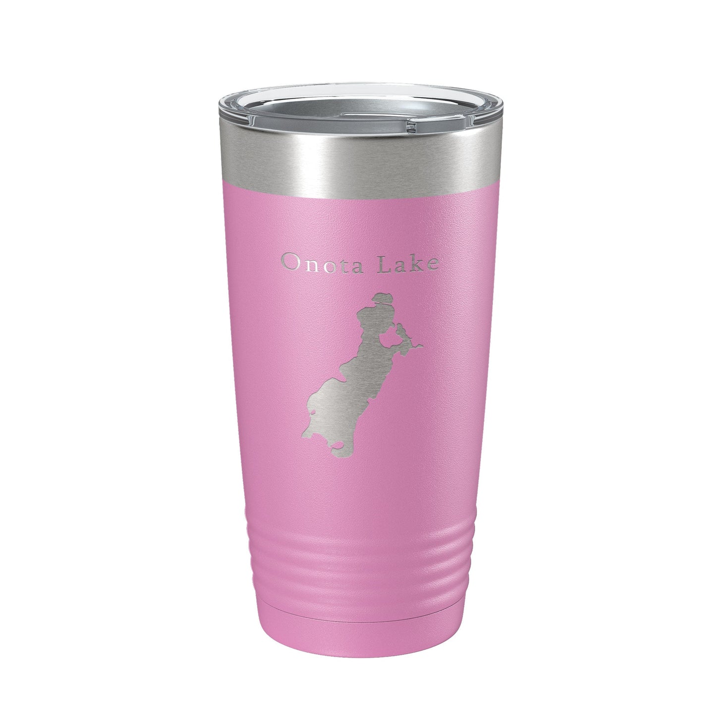 Onota Lake Map Tumbler Travel Mug Insulated Laser Engraved Coffee Cup Massachusetts 20 oz-14