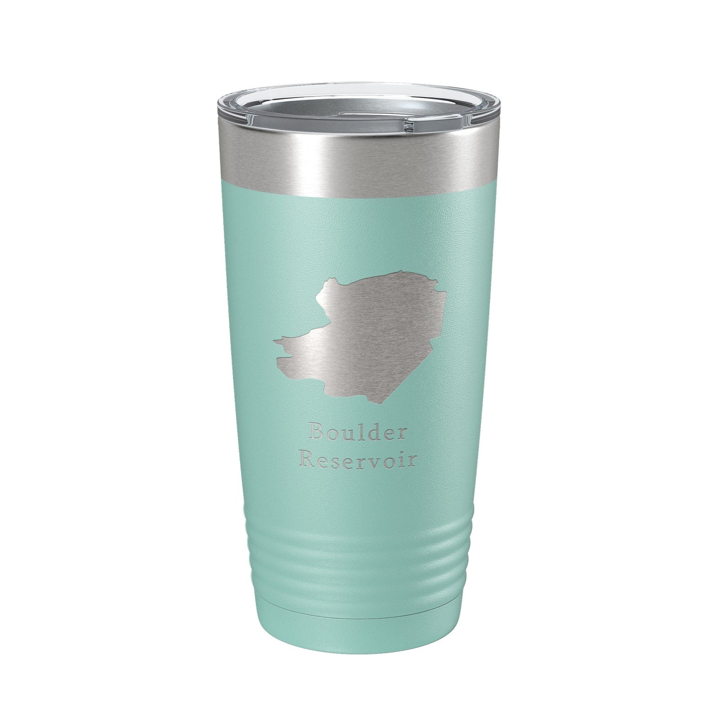 Boulder Reservoir Tumbler Lake Map Travel Mug Insulated Laser Engraved Coffee Cup Colorado 20 oz-12
