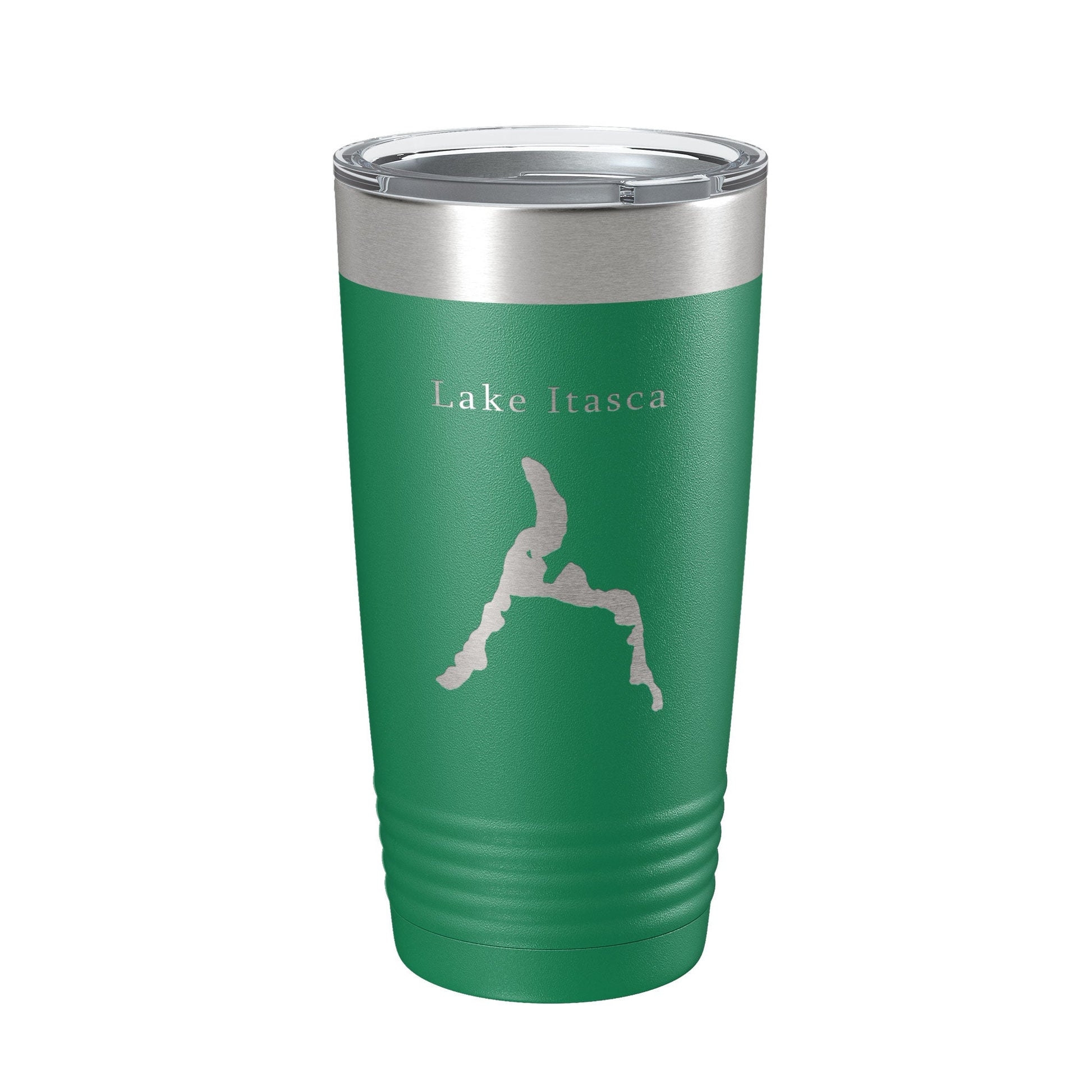 Lake Itasca Map Tumbler Travel Mug Insulated Laser Engraved Coffee Cup Minnesota 20 oz-9