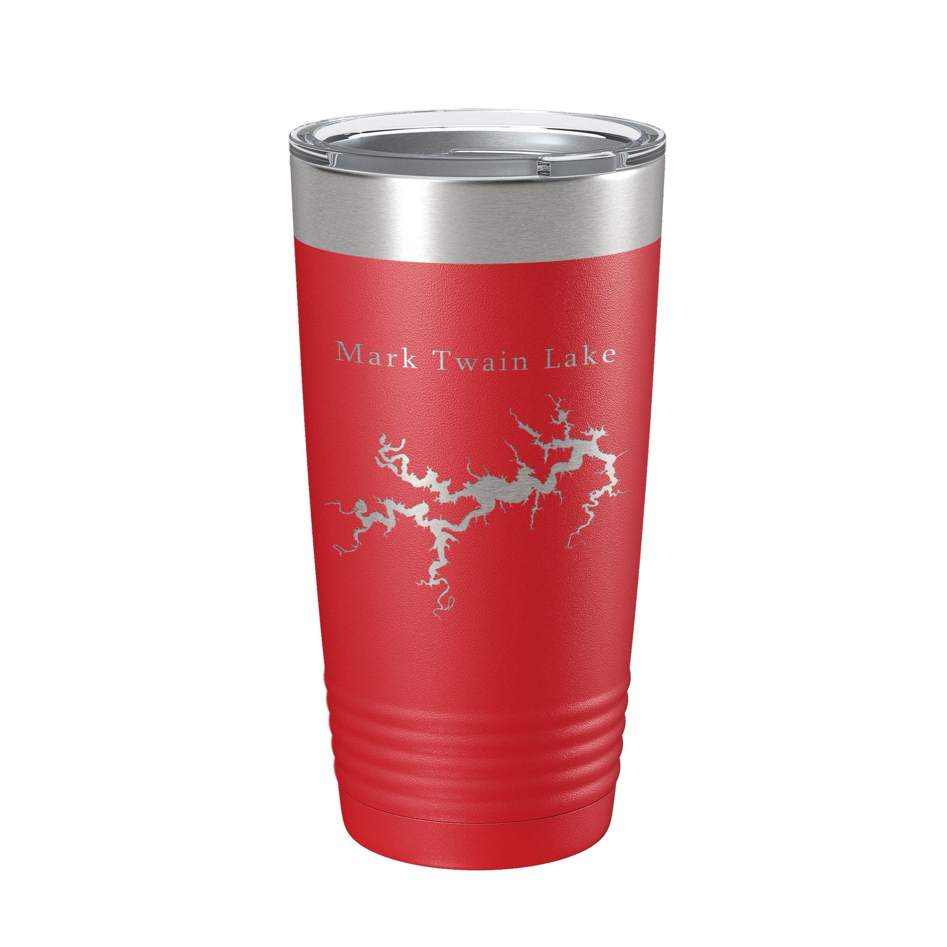 Mark Twain Lake Map Tumbler Travel Mug Insulated Laser Engraved Coffee Cup Missouri 20 oz-10