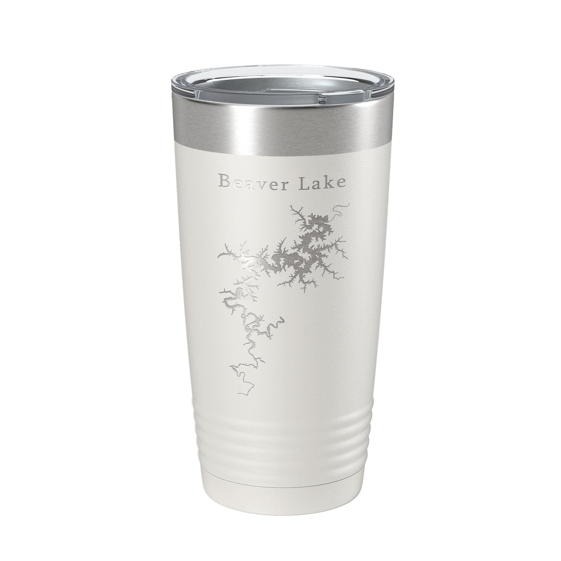 Beaver Lake Map Tumbler Travel Mug Insulated Laser Engraved Coffee Cup Arkansas 20 oz-7